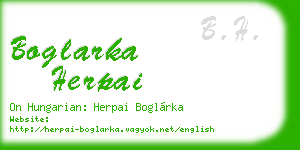 boglarka herpai business card