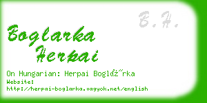 boglarka herpai business card